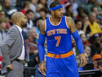 Carmelo Anthony, con los Knicks