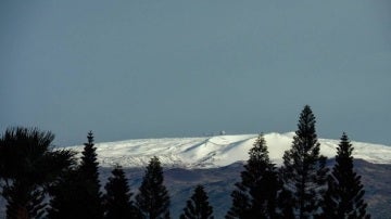 La cumbre Mauna Kea nevada