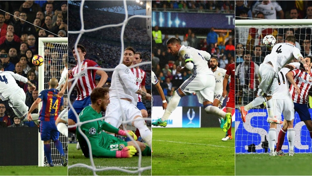 Goles decisivos de Ramos con el Real Madrid