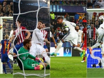 Goles decisivos de Ramos con el Real Madrid