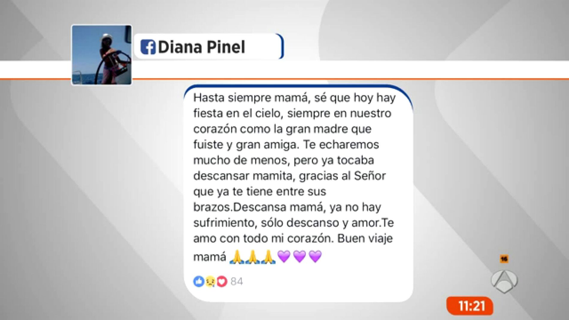 Frame 51.965038 de: despedida madre diana
