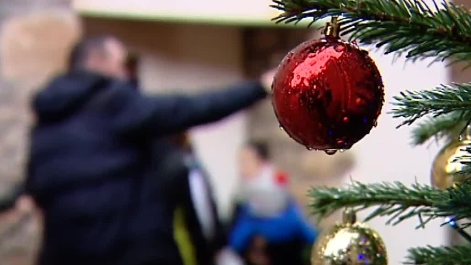 Las calles de Espinelves se llenan de turistas en busca de un abeto de Navidad