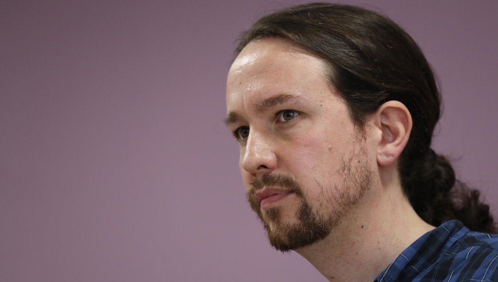 Pablo Iglesias, durante la rueda de prensa tras el Consejo de Coordinación de Podemos