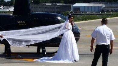 Muere una novia en el accidente del helicóptero que la llevaba a su boda