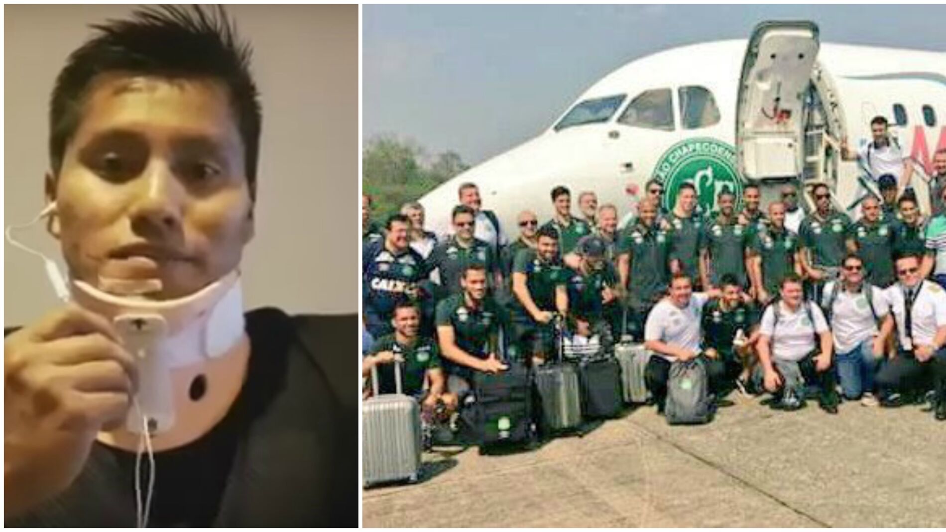 Erwin Tumiri, superviviente del accidente