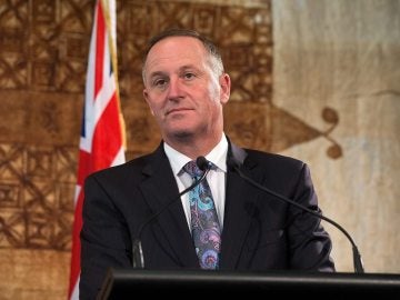 El primer ministro de Nueva Zelanda, John Key