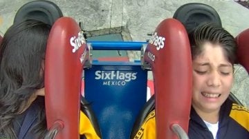 Niños en la atracción 