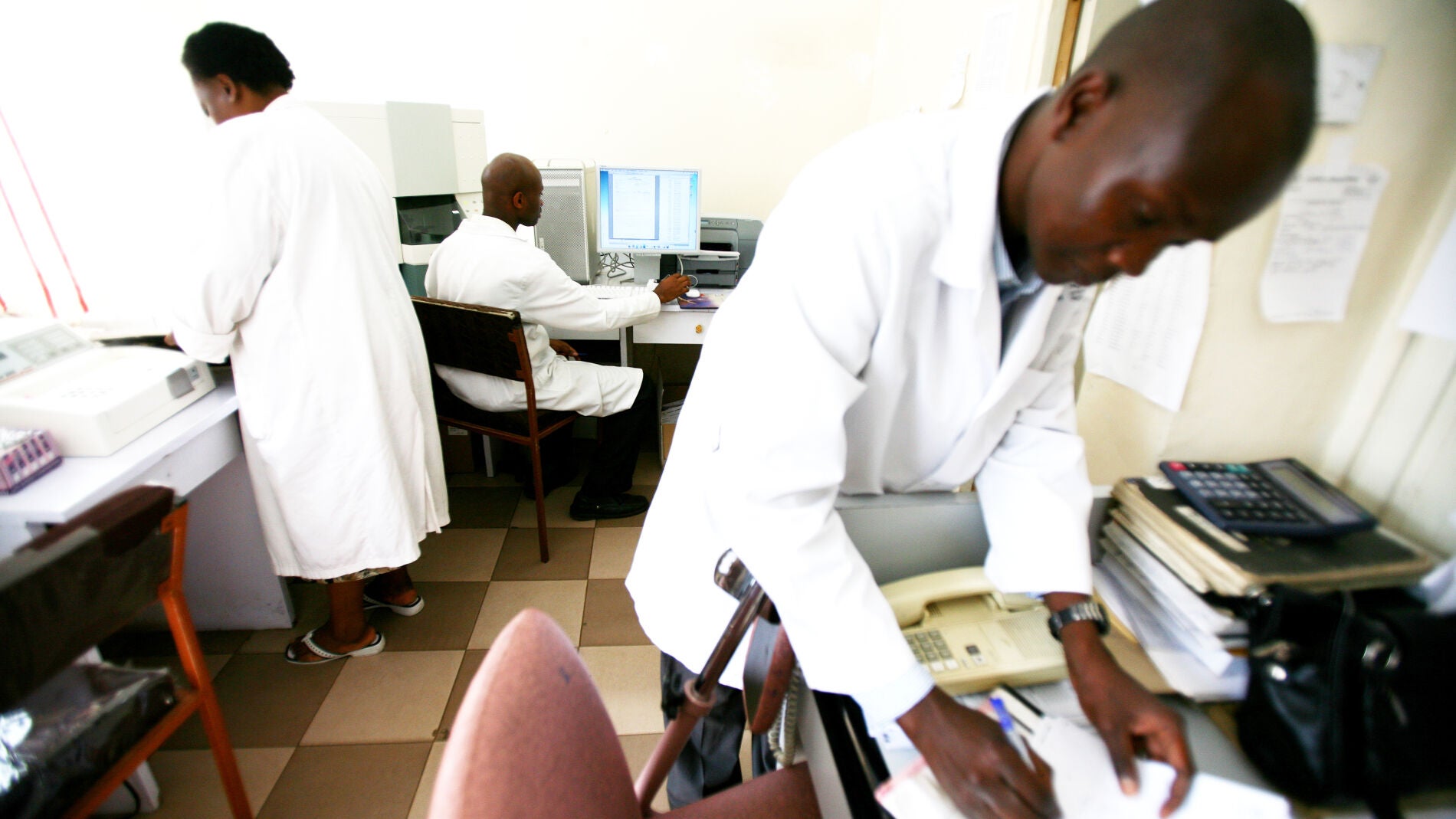 Sanitarios en Nairobi