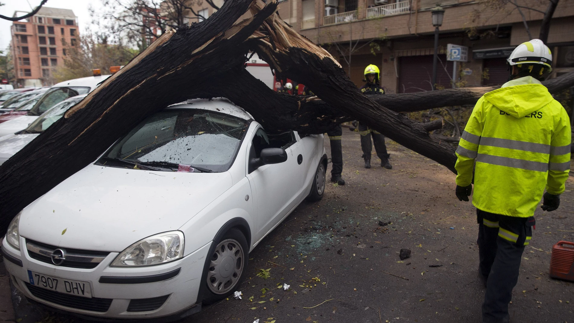 Daños por las lluvias en Valencia Daños por las lluvias en Valencia