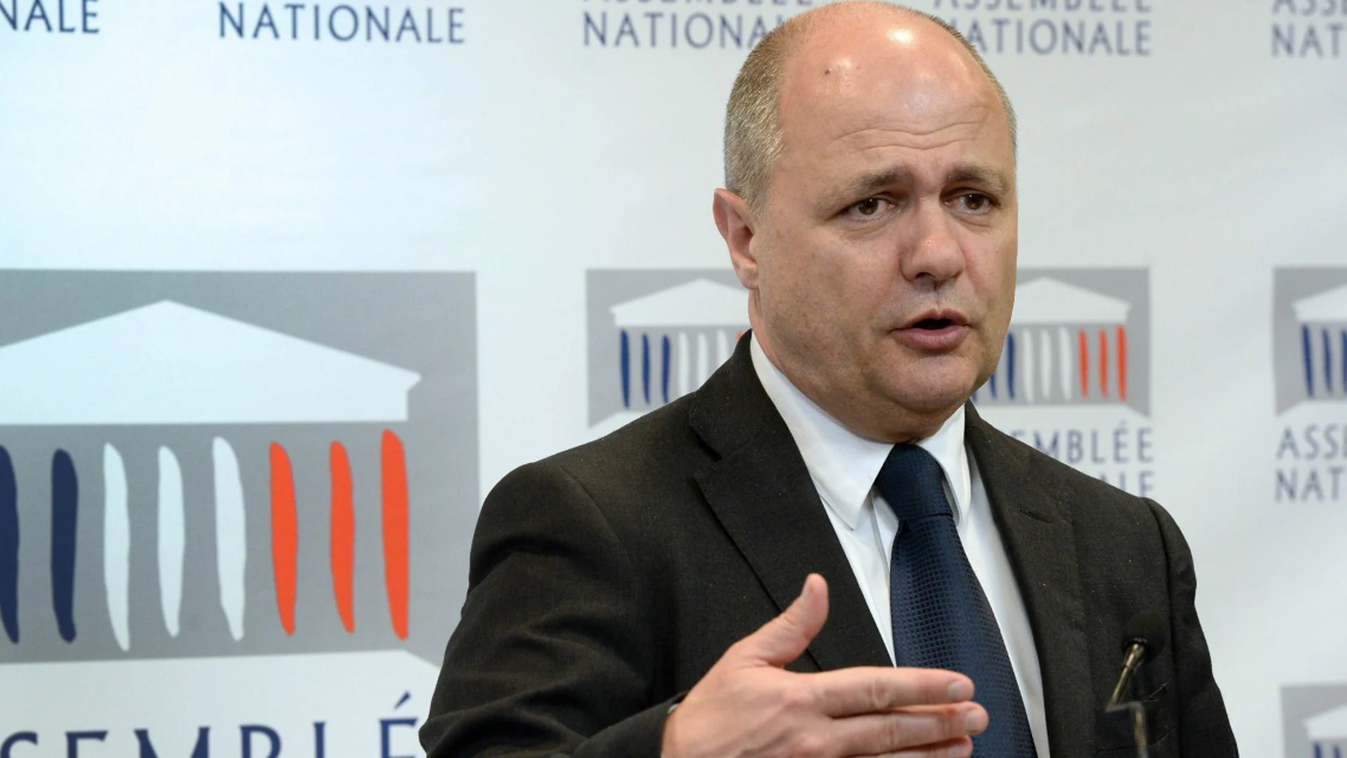 El ministro del Interior francés, Bruno Le Roux El ministro del Interior francés, Bruno Le Roux