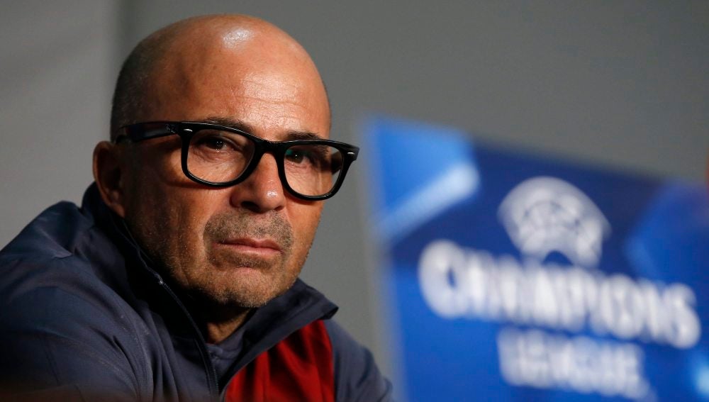 Sampaoli, en rueda de prensa