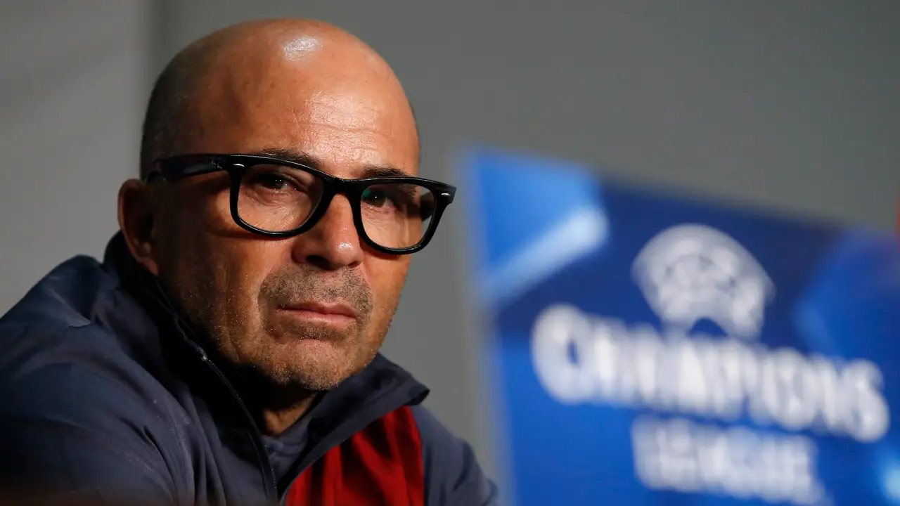Sampaoli, en rueda de prensa
