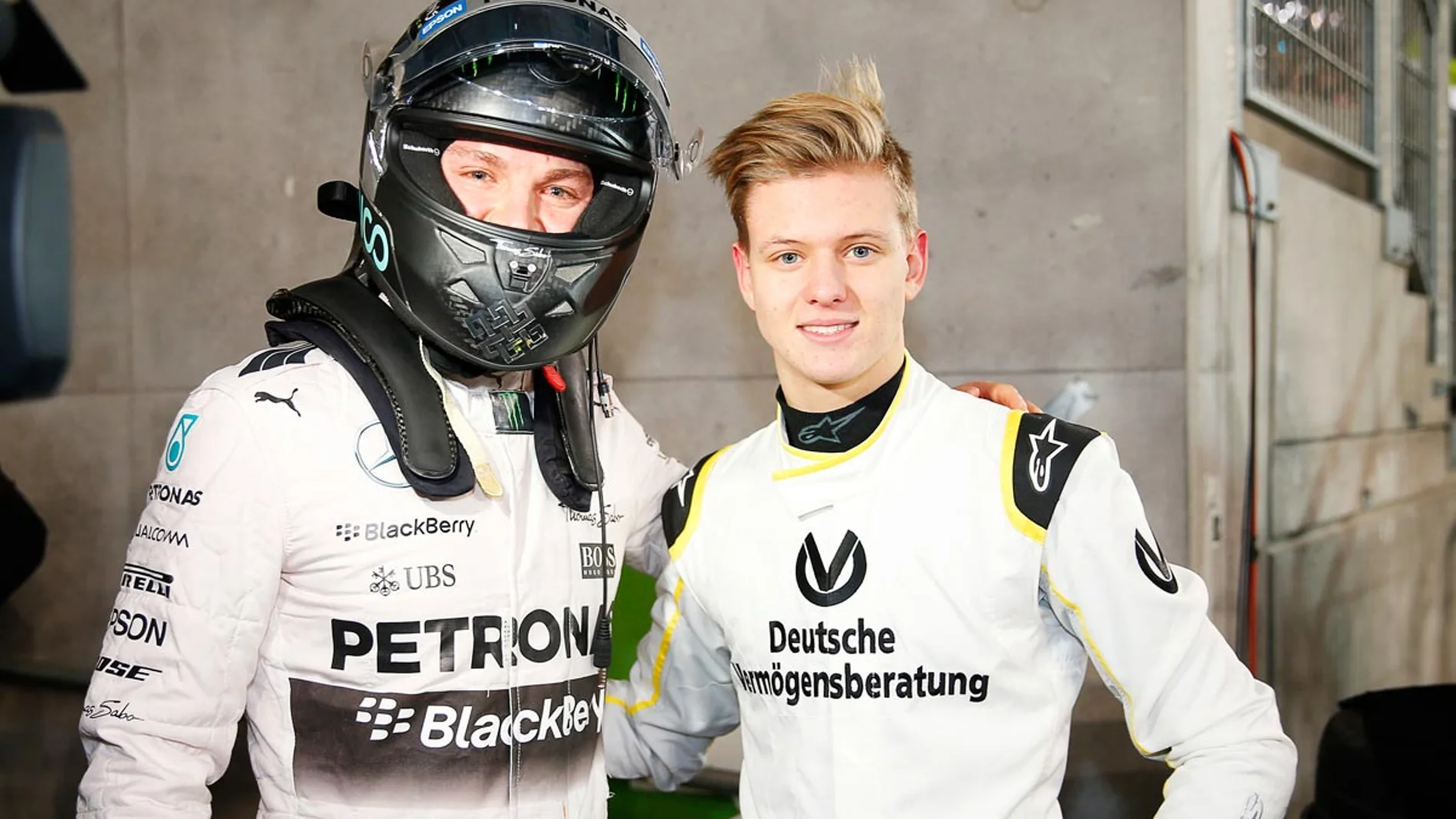 Nico Rosberg y Mick Schumacher
