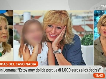 Frame 225.377322 de: Carmen Lomana se siente estafada después de donar 1.000 euros a la causa de Nadia