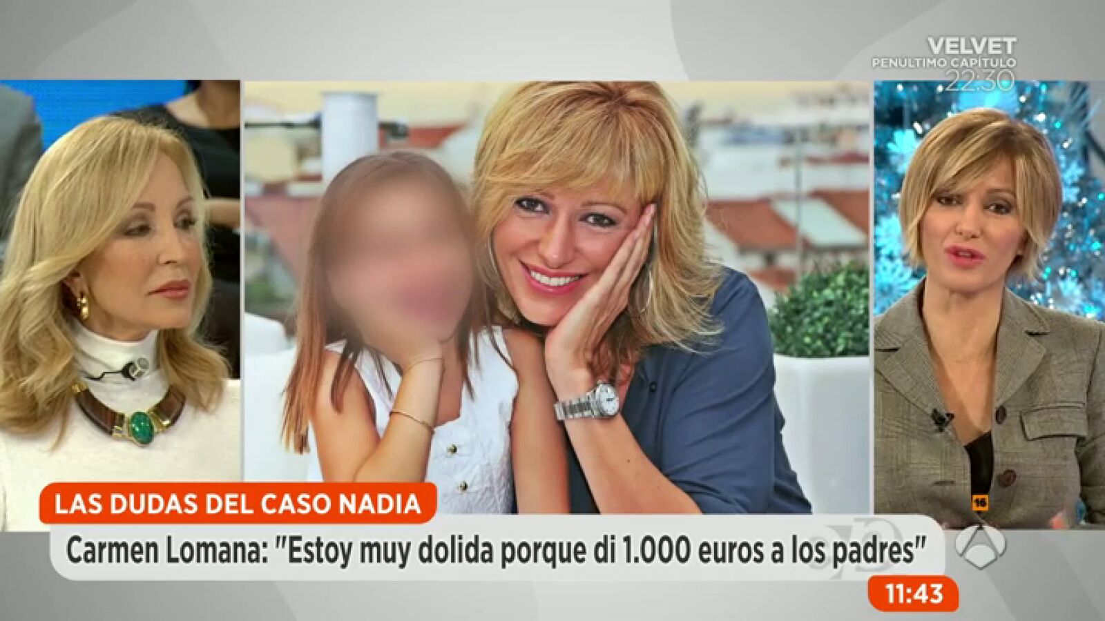Carmen Lomana se siente estafada después de donar 1.000 euros a la causa de Nadia