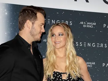 Jennifer Lawrence y Chris Pratt en la presentación de 'Passengers' Jennifer Lawrence y Chris Pratt en la presentación de 'Passengers'