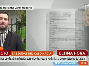 Frame 28.525593 de: La Consellería de Baleares retira la ayuda económica a Nadia de manera cautelar Frame 28.525593 de: La Consellería de Baleares retira la ayuda económica a Nadia de manera cautelar
