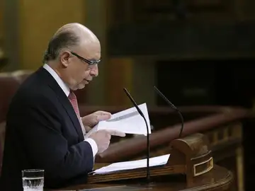 El ministro de Hacienda, Cristóbal Montoro El ministro de Hacienda, Cristóbal Montoro