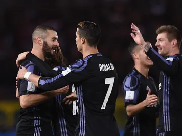 Benzema y Cristiano, protagonistas contra el América Benzema y Cristiano, protagonistas contra el América