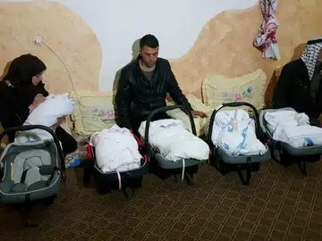 Los quintillizos en la Franja de Gaza Los quintillizos en la Franja de Gaza