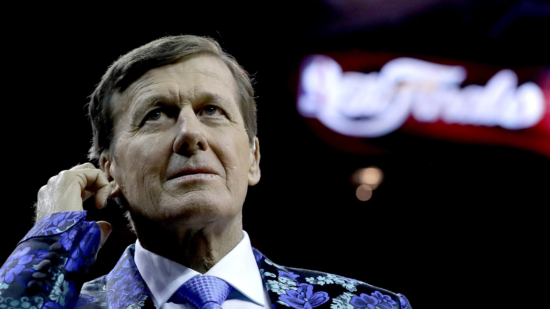 Craig Sager, en Cleveland durante la serie final de la NBA de la pasada temporada Craig Sager, en Cleveland durante la serie final de la NBA de la pasada temporada