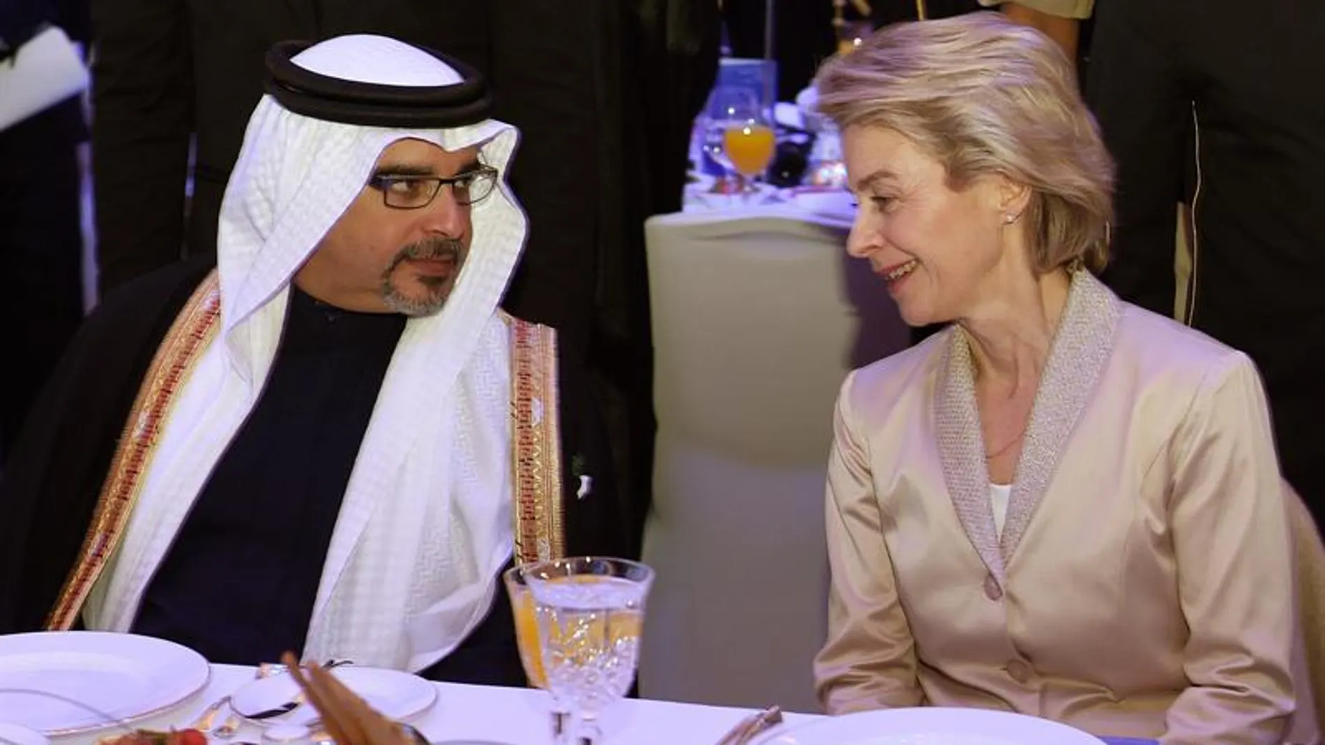 Ursula von der Leyen, en su visita Ursula von der Leyen, en su visita