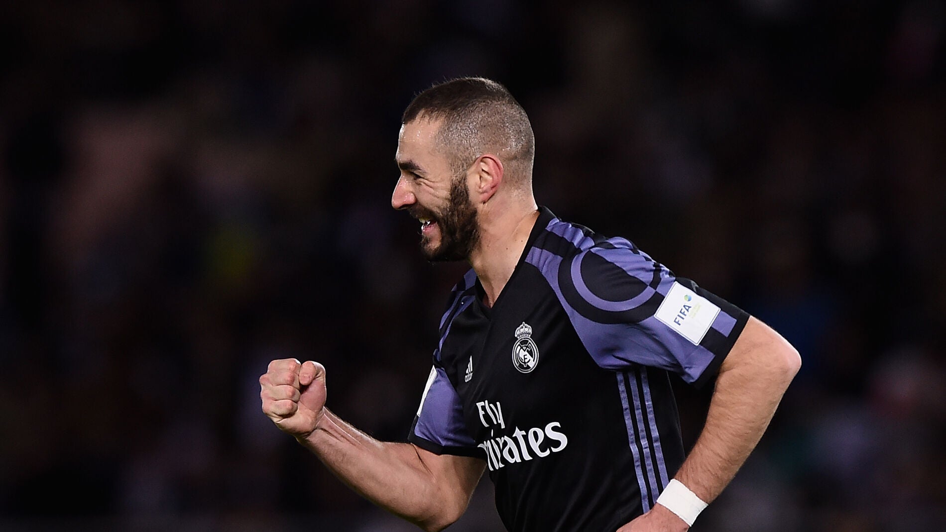 Benzema festeja su gol al Am&eacute;rica