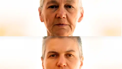 El rostro refleja el paso del tiempo El rostro refleja el paso del tiempo