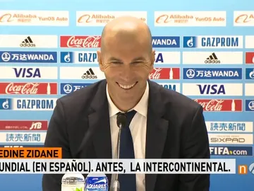 Zinedine Zidane, en rueda de prensa Zinedine Zidane, en rueda de prensa
