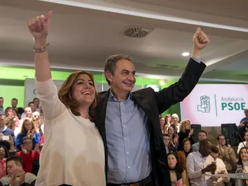 Susana Díaz José Luis Rodríguez Zapatero Susana Díaz José Luis Rodríguez Zapatero