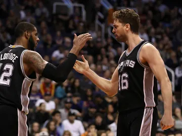 Gasol, con Aldridge Gasol, con Aldridge