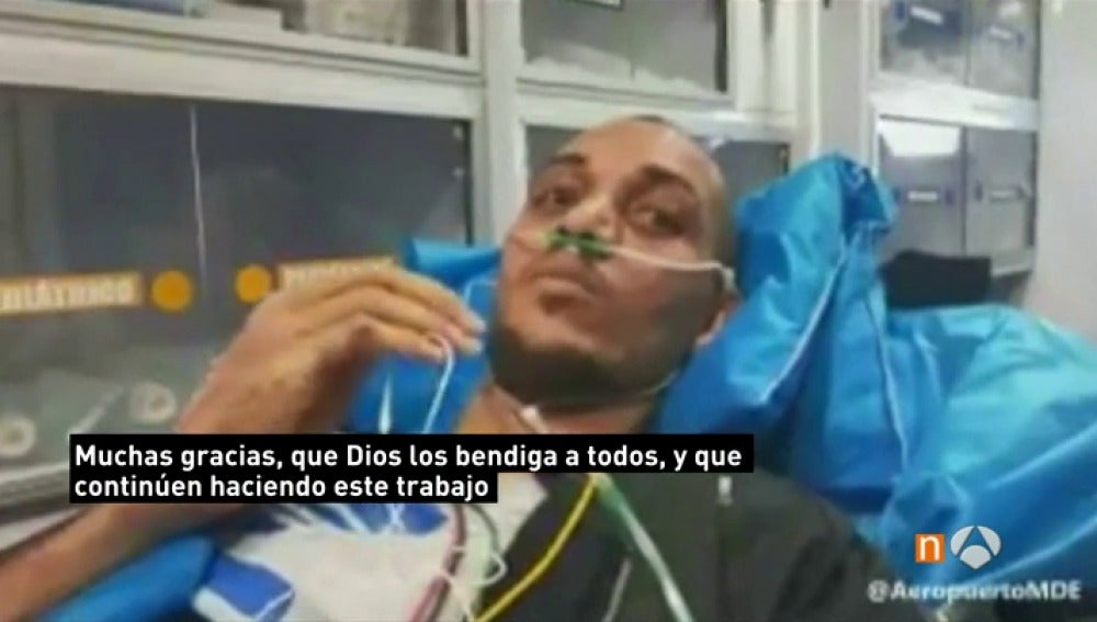 Frame 0.542185 de: Los médicos de Neto, superviviente del Chapecoense, no descartan que vuelva a jugar al fútbol