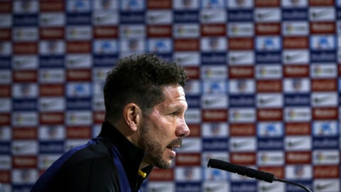 Simeone, en rueda de prensa