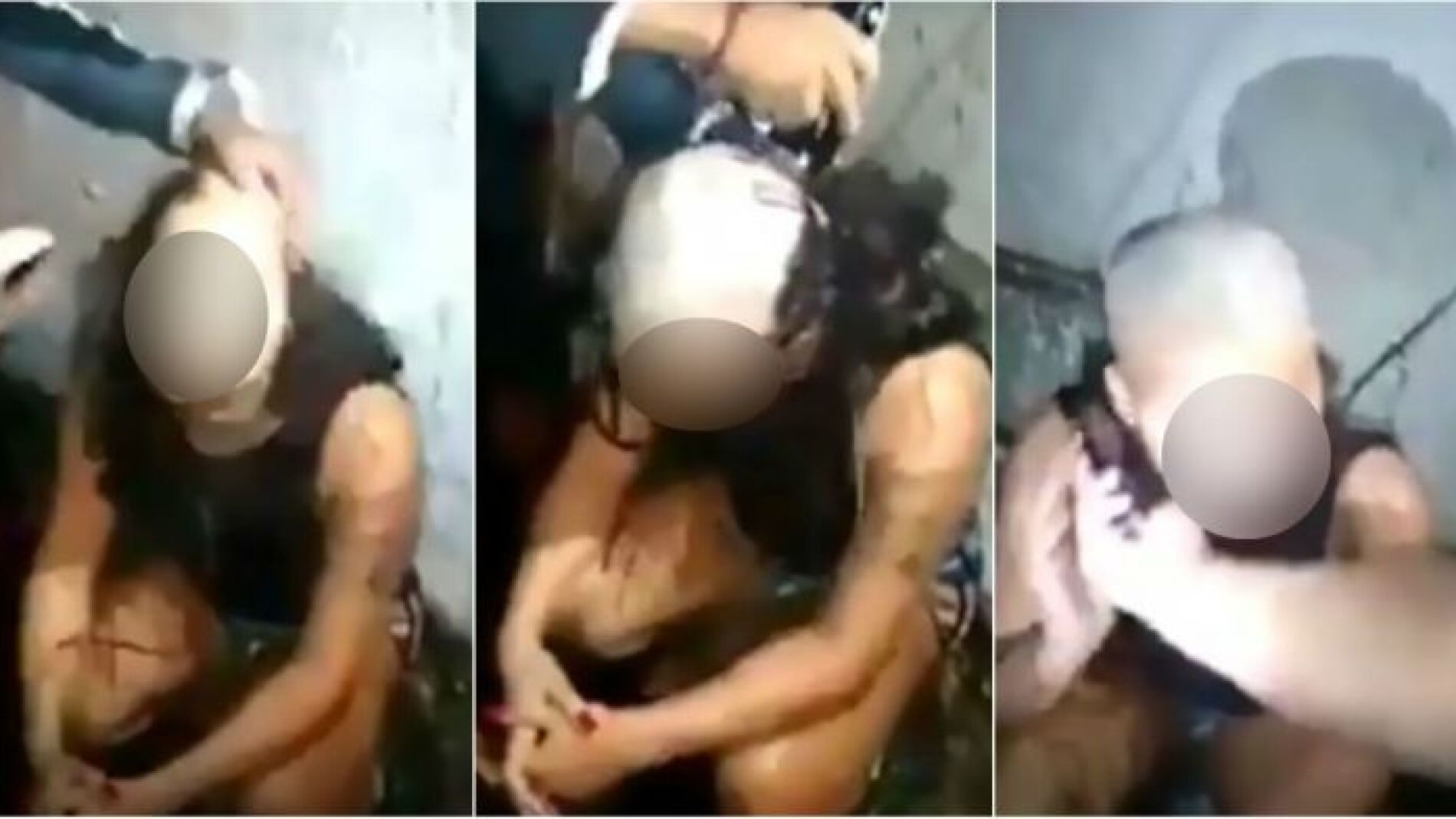 Secuencia en la que un sicario rapa la cabeza a su novia