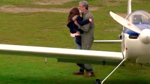 El piloto ha llegado a Espa&ntilde;a en la avioneta que &eacute;l mismo construy&oacute;