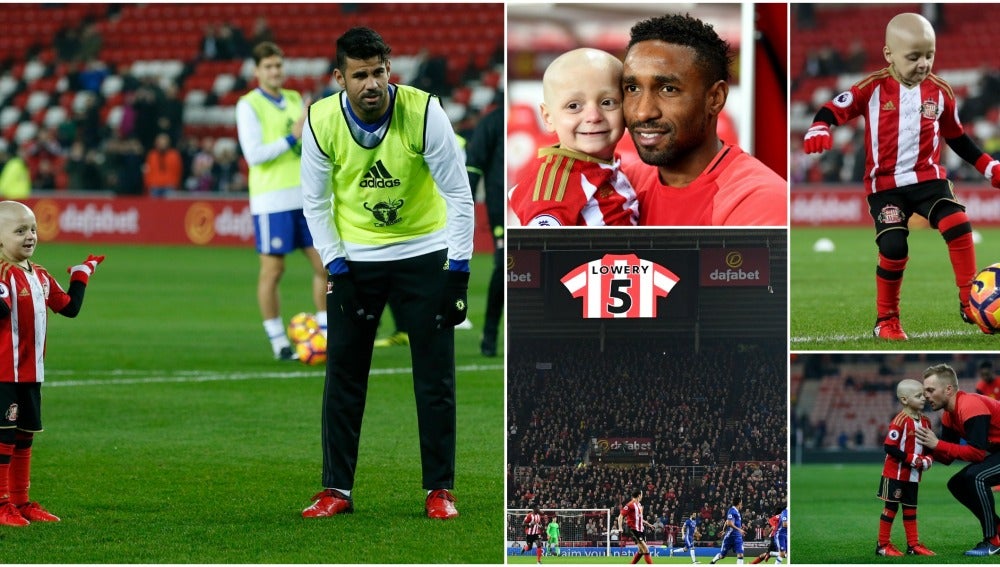 Bradley Lowery cumple su sueño y conoce a sus ídolos