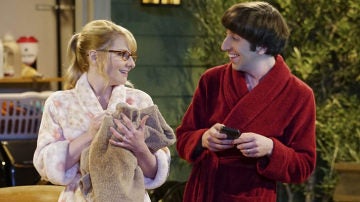 Bernadette y Howard en 'The Big Bang Theory'