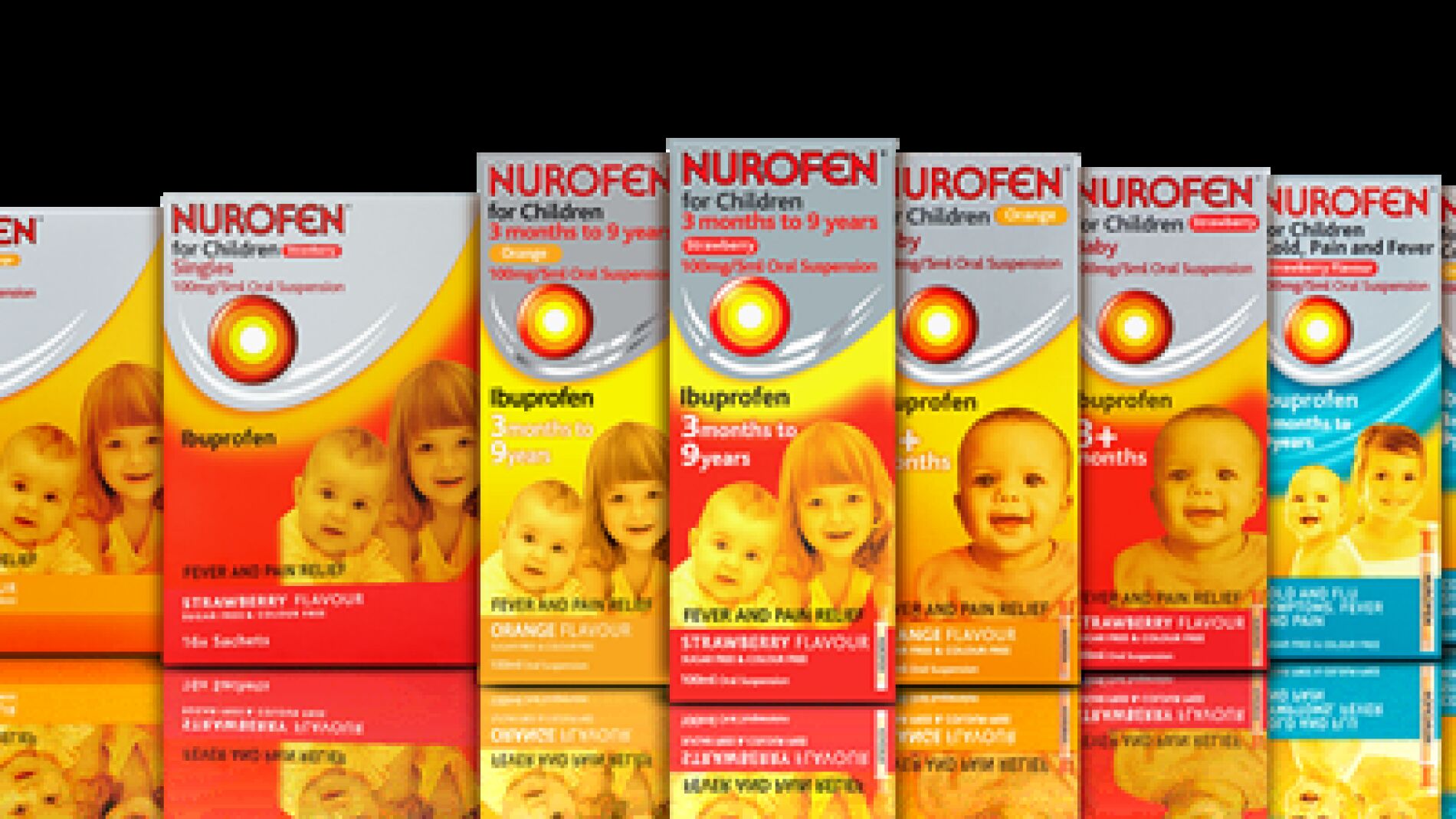 Gama infantil de Nurofen