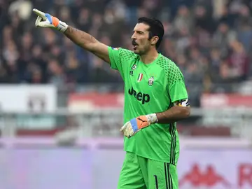 Buffon en un partido con la Juventus Buffon en un partido con la Juventus
