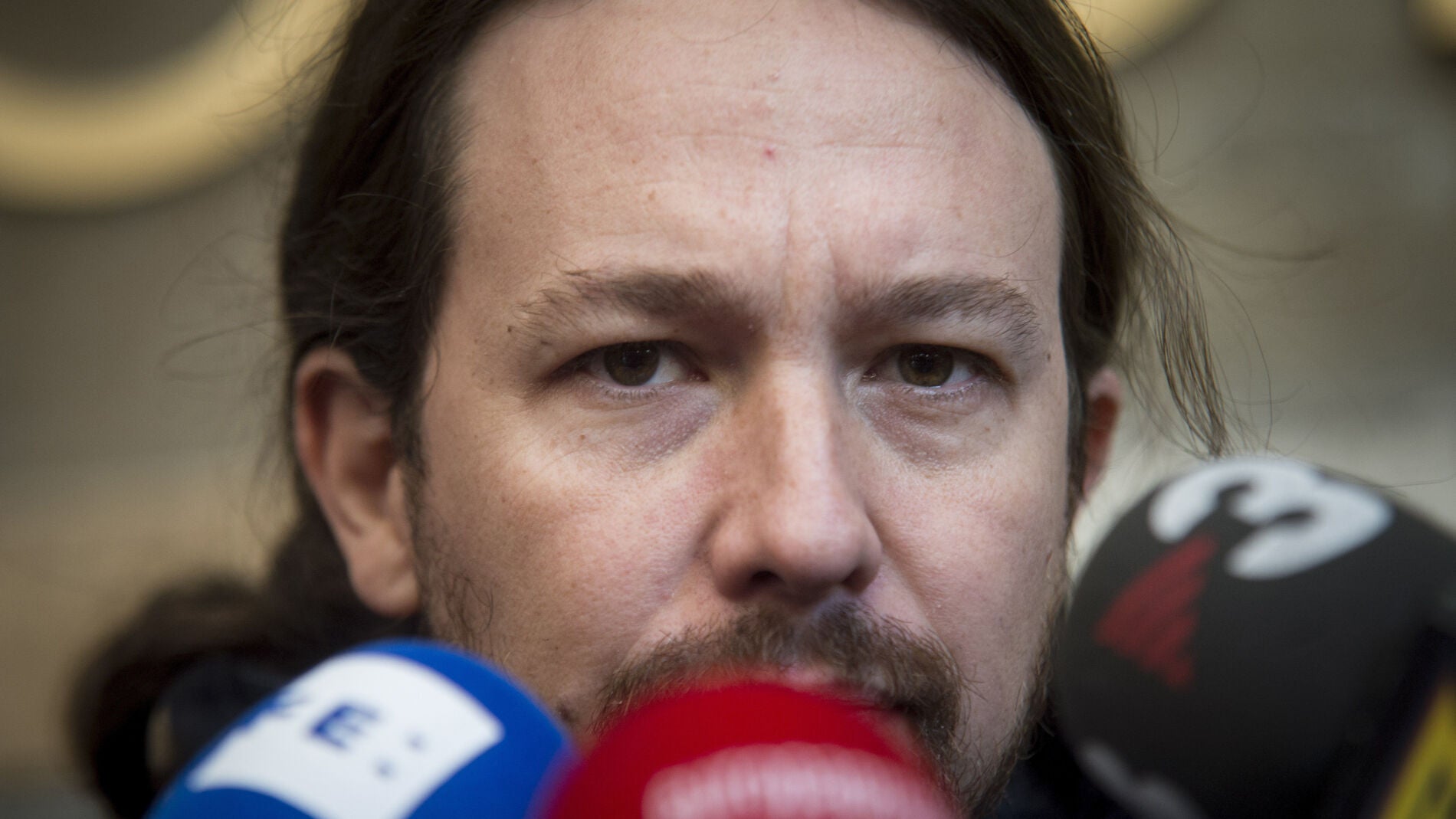 El l&iacute;der de Podemos, Pablo Iglesias