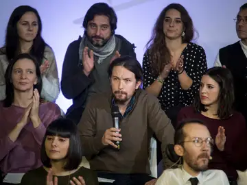 durante el acto de presentación de la propuesta 'Podemos para todas' durante el acto de presentación de la propuesta 'Podemos para todas'