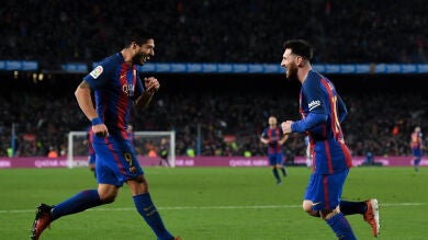 Messi y Luis Suárez comparten el Pichichi con 12 goles
