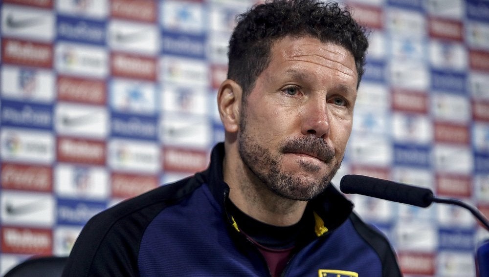 Simeone en rueda de prensa