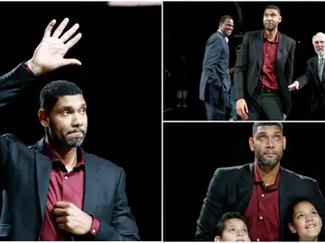 Retiran el '21' a Tim Duncan Retiran el '21' a Tim Duncan