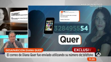 El correo electrónico firmado por Diana Quer fue enviado por alguien que asoció a su cuenta el número de móvil de la joven