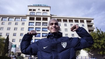 Pablo Ráez, tras salir del hospital