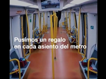 Regalos en el Metro de Madrid