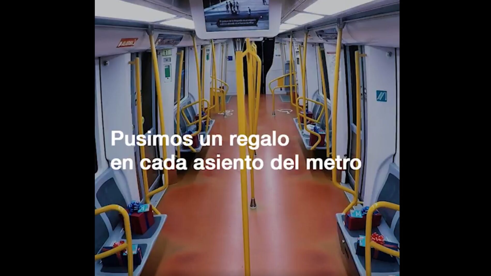 Regalos en el Metro de Madrid