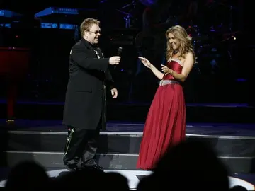 Celine Dion y Elton John Celine Dion y Elton John