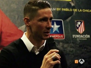 Fernando Torres, en un acto solidario